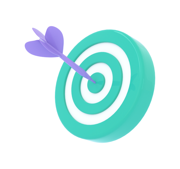 A dart hitting a bullseye, evoking the ability for Wabash & Lake to help you it your businesses marketing targets.